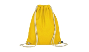 gymnastic bag made of fairtrade cotton - yellow