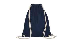 gymnastic bag made of fairtrade cotton - dark blue