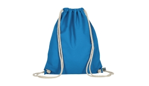 gymnastic bag made of fairtrade cotton - light blue