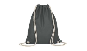 gymnastic bag made of fairtrade cotton - steel gray