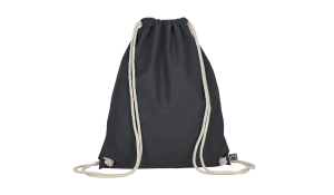 gymnastic bag made of fairtrade cotton - anthracite
