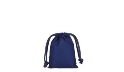 PP drawstring bag 10 x 14 cm - dark blue