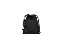 PP drawstring bag 15 x 20 cm - black