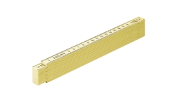 Plastic folding ruler Flexible - light yellow