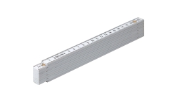 Plastic folding ruler Flexible - white