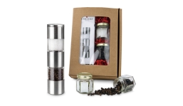 Gift box / Present set: Variation of salt and pepper