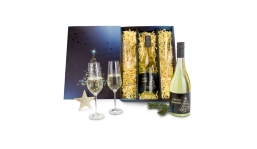Gift box / Present set: Christmas sparkling wine
