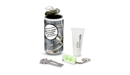 Gift box / Present set: Secret surprise can for men