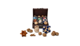 Gift box / Present set: Brain teasers in a treasure chest