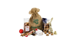 Gift box / Present set: Filled Christmas bag