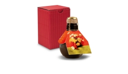 Small sparkling wine Flowers - gift box red, 125 ml