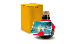 Small sparkling wine business card holder - gift box, 125 ml