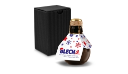Small sparkling wine Customized design - gift box black, 125 ml