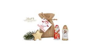 Gift box / Present set: Angel and Santa