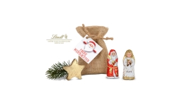 Gift box / Present set: Angel and Santa