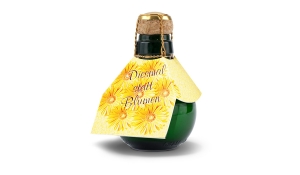 Kleinste Sektflasche der Welt Diesmal statt Blumen, 125 ml