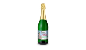 Sparkling wine Cuvée - Bottle green - Capsule gold, 0.75 l