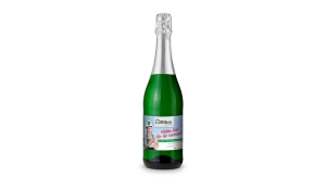 Sparkling wine Cuvée - Bottle green - Capsule silver, 0.75 l
