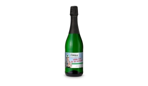 Sparkling wine Cuvée - Bottle green - Capsule black, 0.75 l