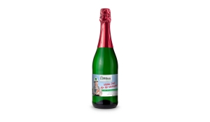 Sparkling wine Cuvée - Bottle green - Capsule red, 0.75 l