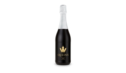 Sparkling wine Cuvée - Bottle black - Capsule white, 0.75 l
