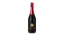 Sparkling wine Cuvée - Bottle black - Capsule red, 0.75 l