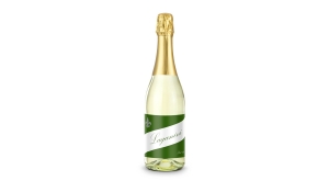 Sparkling wine Cuvée - Bottle clear - Capsule gold, 0.75 l