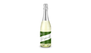 Sparkling wine Cuvée - Bottle clear - Capsule silver, 0.75 l