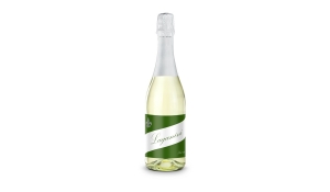 Sparkling wine Cuvée - Bottle clear - Capsule white, 0.75 l