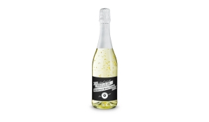 Golden Flakes - Flasche klar - Kapsel weiß, 0,75 l