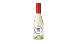 Secco ZERO, alkoholfrei - Flasche klar - Kapsel rot, 0,2 l
