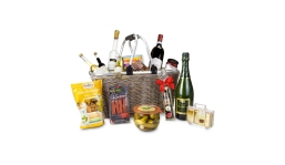 Gift box / Present set: Gift basket XXL - Shopping basket with 14 delicious products