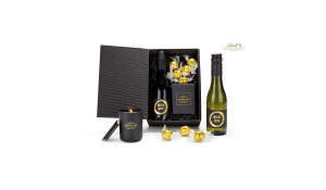 Gift box / Present set: Black and gold moments