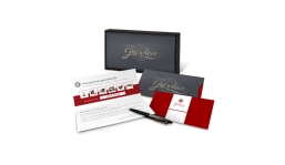 Gift voucher red in wooden box, 10 € for gifts, lifestyle and wellness articles