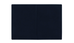 Ausweistasche 5-fach Veloursfolie blau