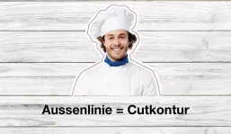 Cutkontur anlegen nach Vorgabe