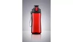 NEON-Wasserflasche rot, 550 ml