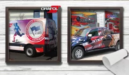 Selbstklebefolie, gegossen mit Schutzlaminat