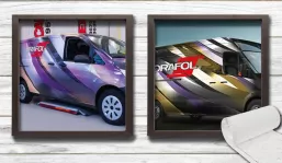 Rapid Air Selbstklebefolie, gegossen mit Schutzlaminat