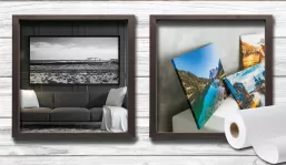 Fotoleinwand aus Leinwandwandgewebe