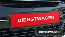 Kennzeicheneinleger Dienstwagen