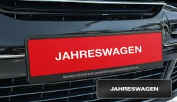 Kennzeicheneinleger Jahreswagen