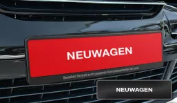 Kennzeicheneinleger Neuwagen