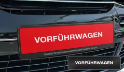 Kennzeicheneinleger Vorführwagen