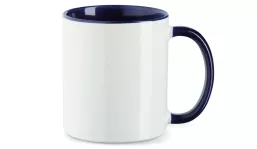 Cup Funny 330 ml - white/blue