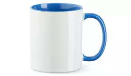 Cup Funny 330 ml - white/cambridge blue