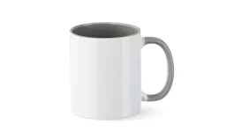 Cup Funny 330 ml - white/gray