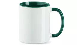 Cup Funny 330 ml - white/green