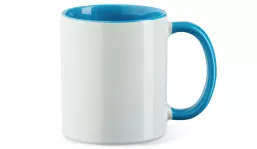 Cup Funny 330 ml - white/light blue