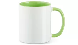 Cup Funny 330 ml - white/light green